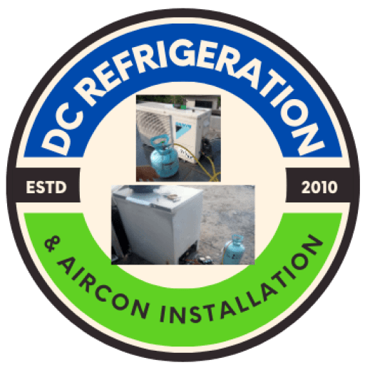 dc refrigeration and aircon installation logo